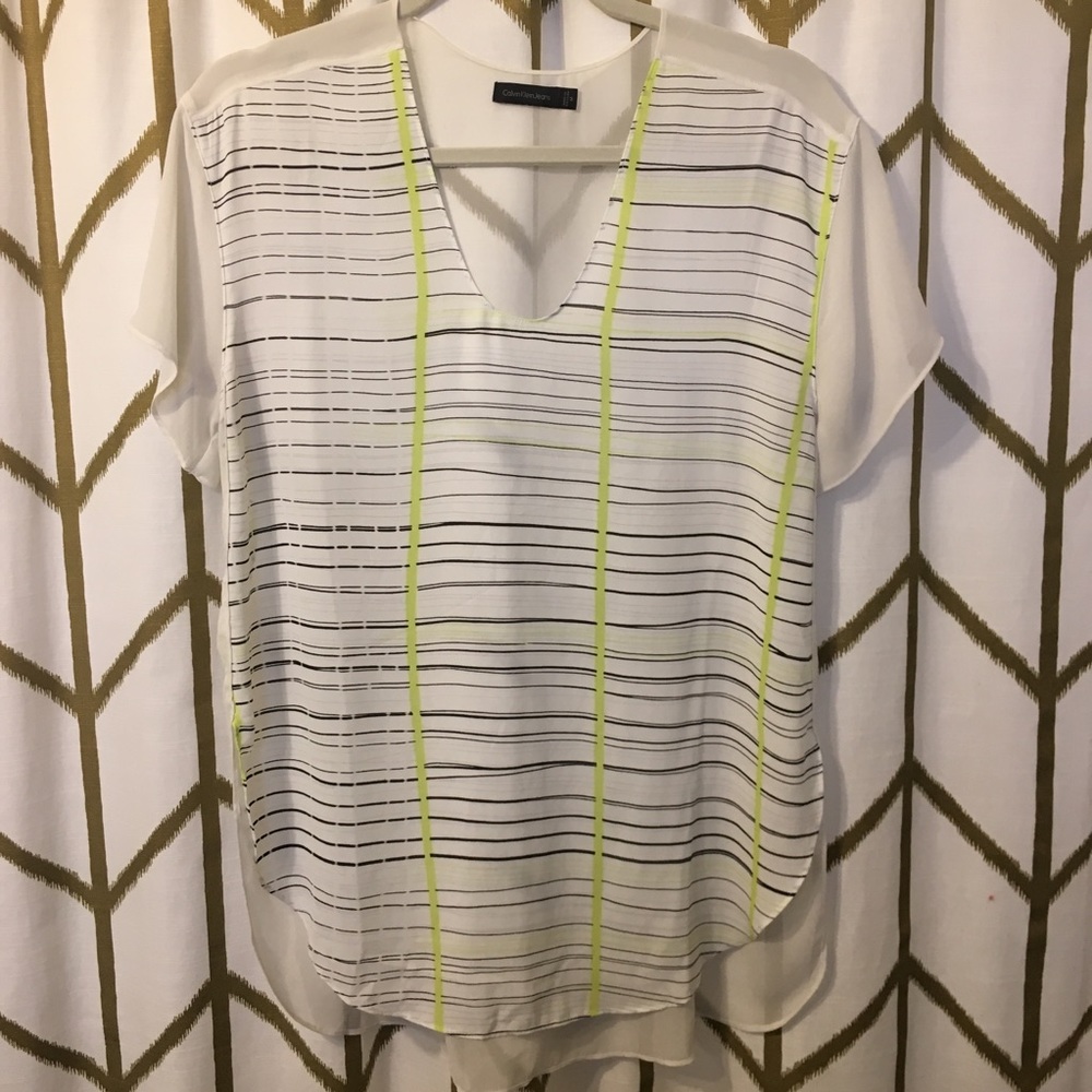Calvin Klein Sheer blouse